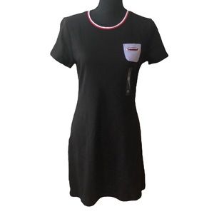 TOMMY HILFIGER T-SHIRT DRESS BLACK SIZE MEDIUM NEW WITH TAGS